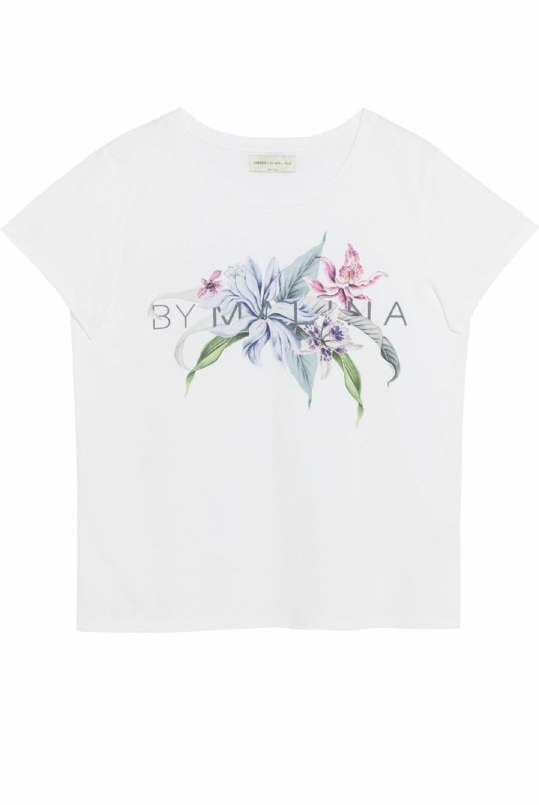 Lindex och By Malinas sommarkollektion – vit t-shirt med tryck