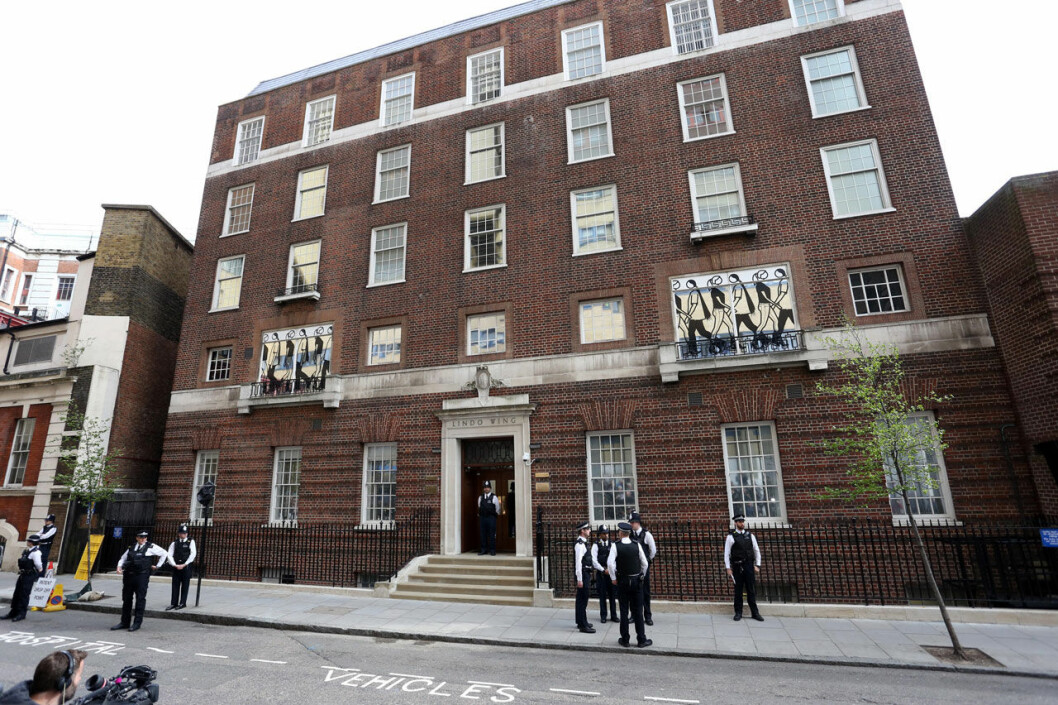 Exklusiva förlossningsklinken Lindo Wing. Här har en rad kungligheter fötts - senast i april av Pippas syster Kate.