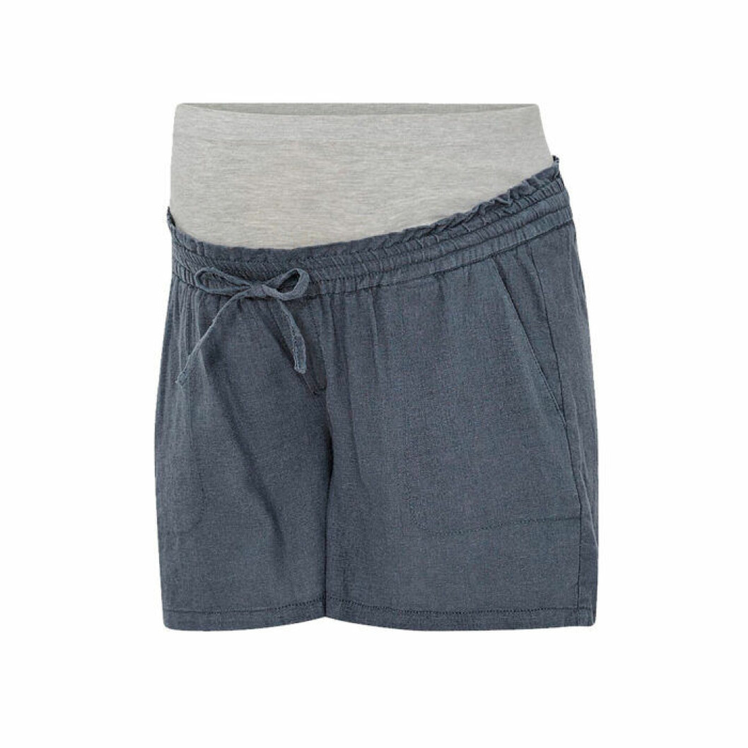 Gravidshorts i linne från Ellos