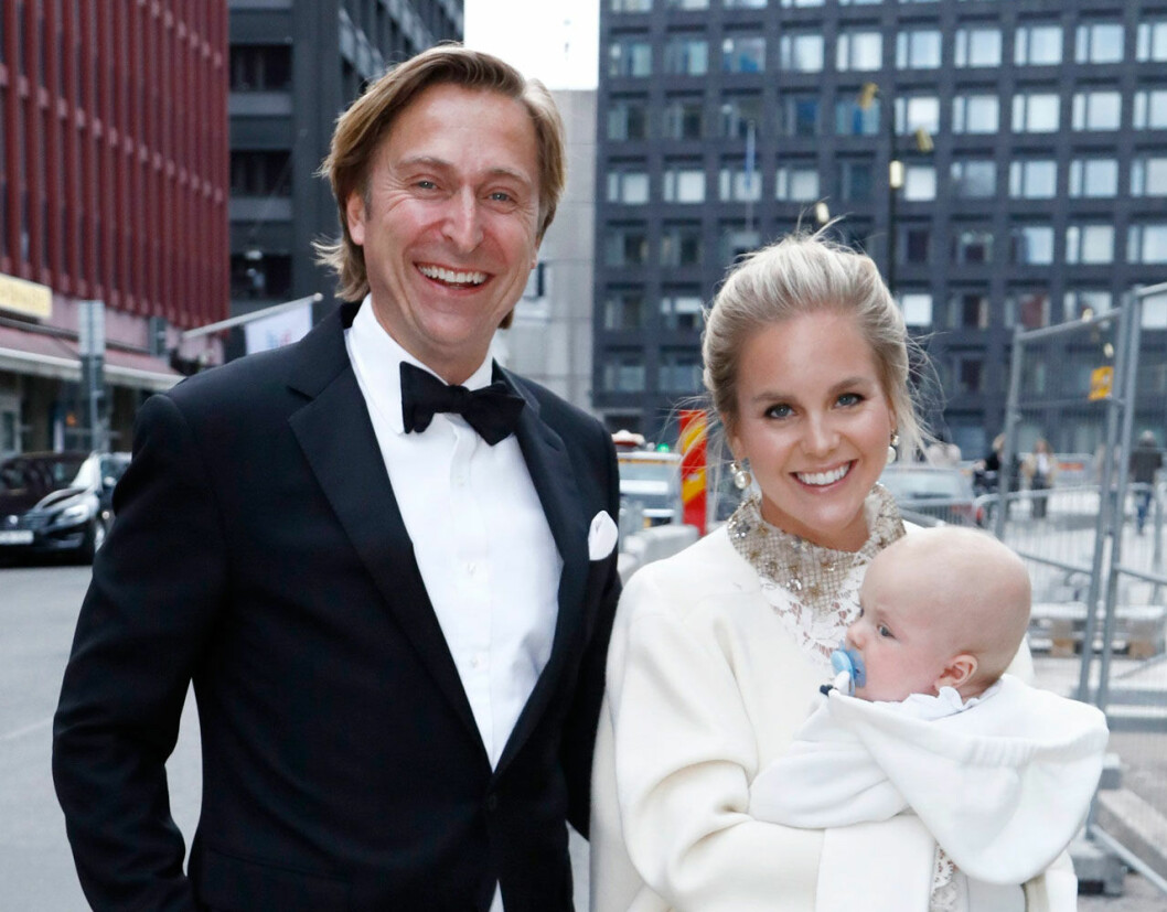Märta Schörling Andreen, 35, med maken Linus. Märta Schörling Andreen med maken Linus Andreen.
