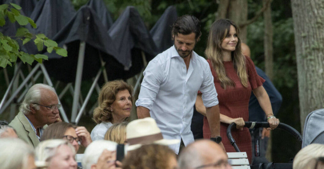 Foto: Kung Carl Gustaf, drottning Silvia, prins Carl Philip, prinsessan Sofia och prins Julian
