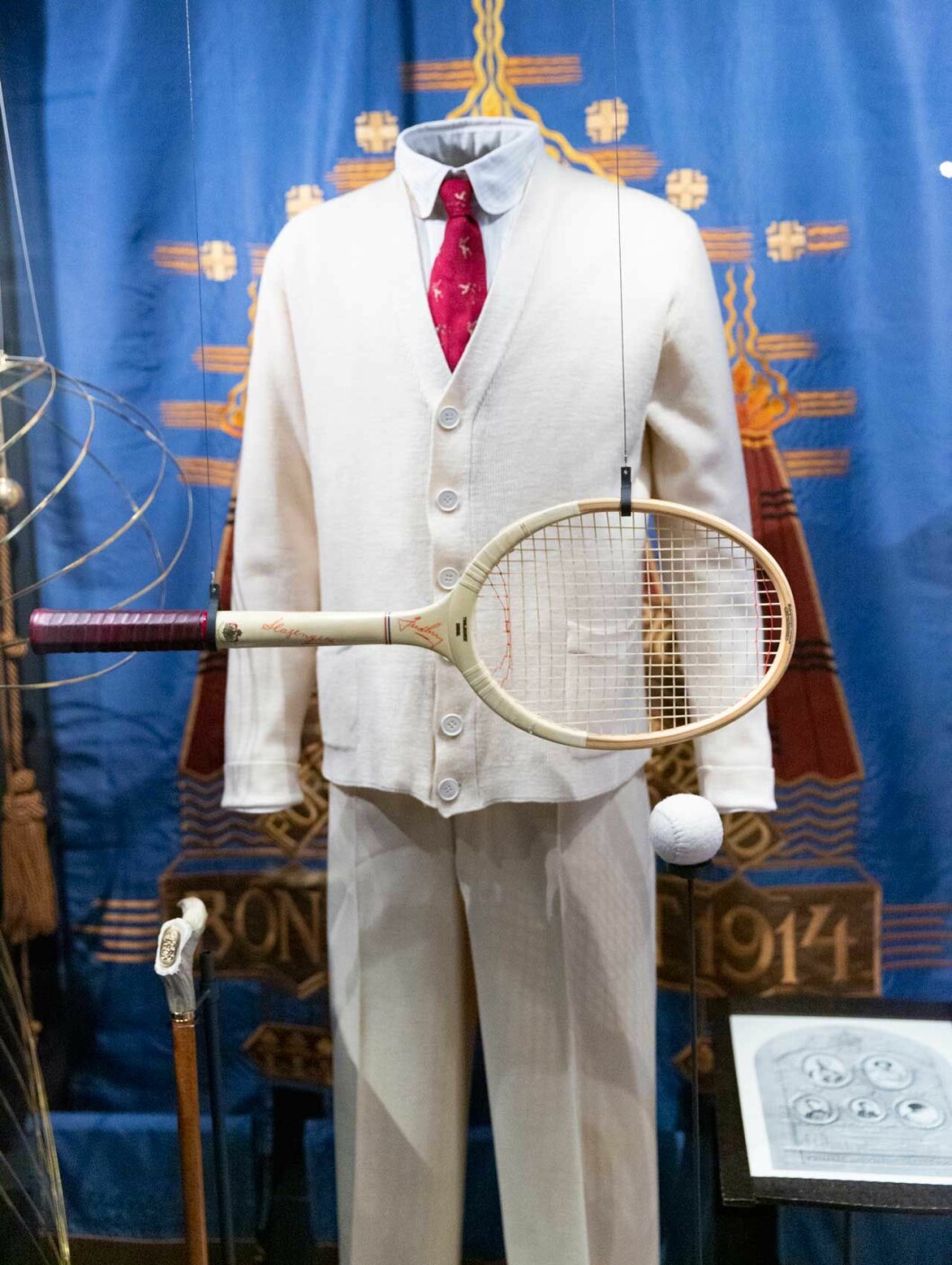 Gustaf V:s tennislook. Gustaf V:s tennisdräkt.