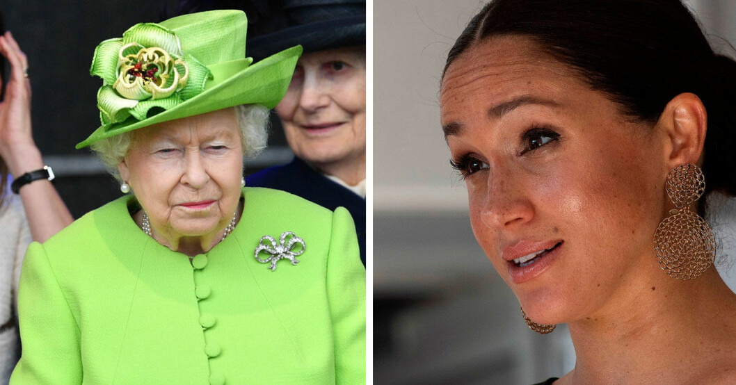 Drottning Elizabeth har fått hantera allvarliga anklagelser. Drottning Elizabeth och Meghan Markle