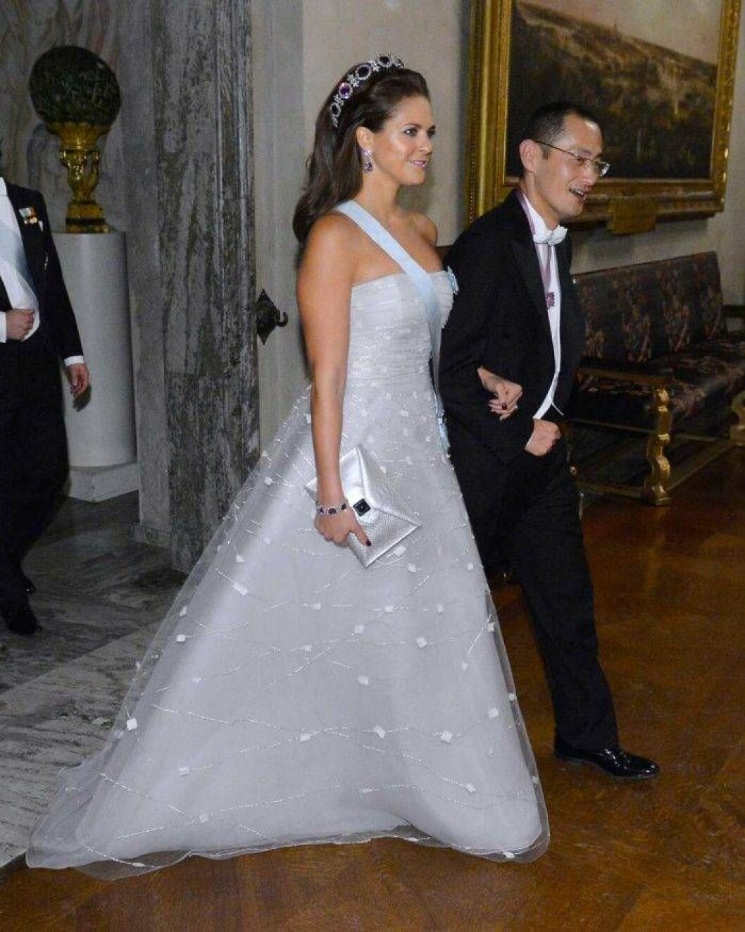 Nobelklänningen 2012 var egentligen tänkt att bäras som brudklänning. Prinsessan Madeleine Nobelklänning 2012