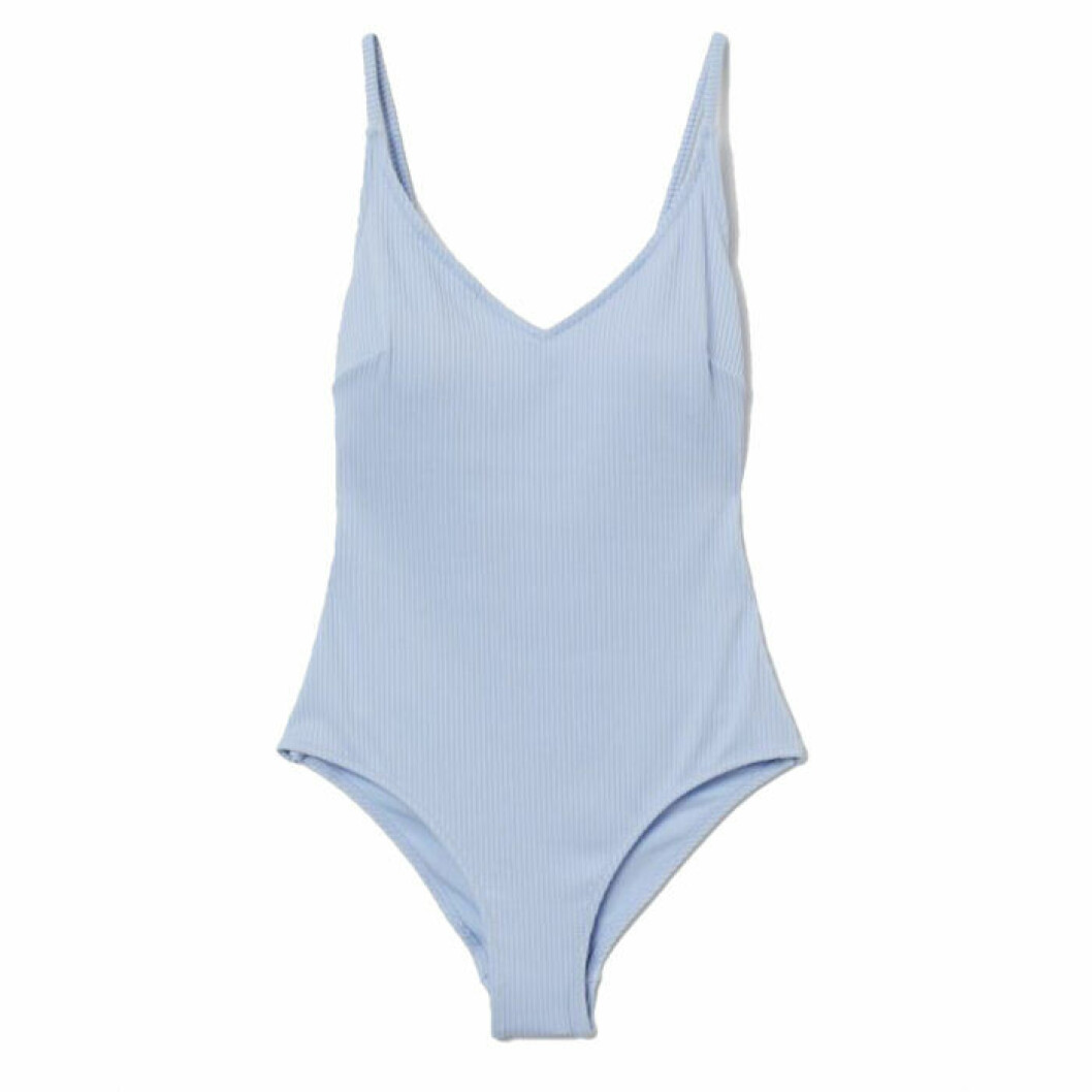 Ljusblå baddräkt från H&M
