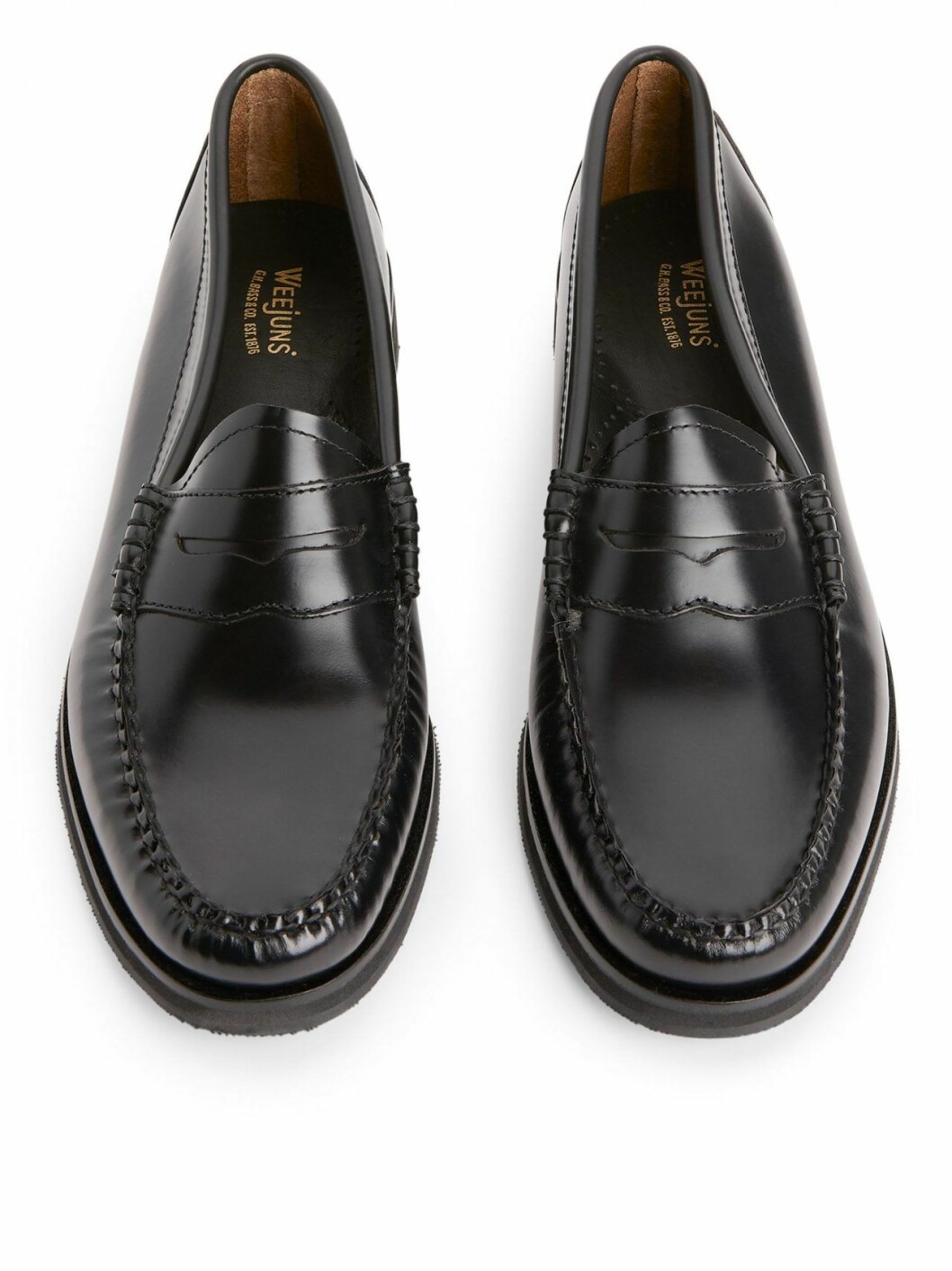 Svarta loafers