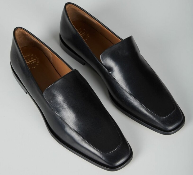 Svarta loafers