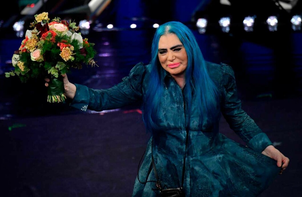 Loredana Berté fick stående ovationer under San Remo-festivalen. Loredana Berté