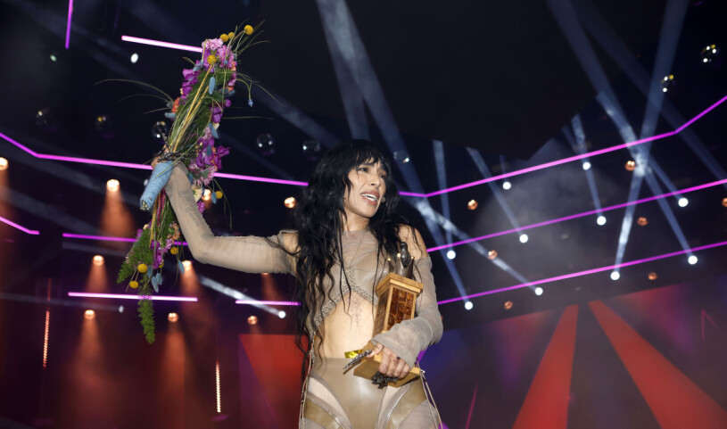 Loreen efter vinsten med "Tattoo" i Melodifestivalen.