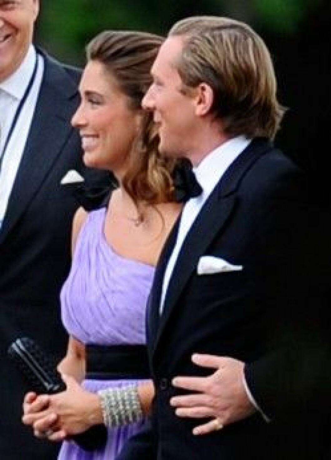 Louise Gottlieb med pojkvännen Gustav Thott.