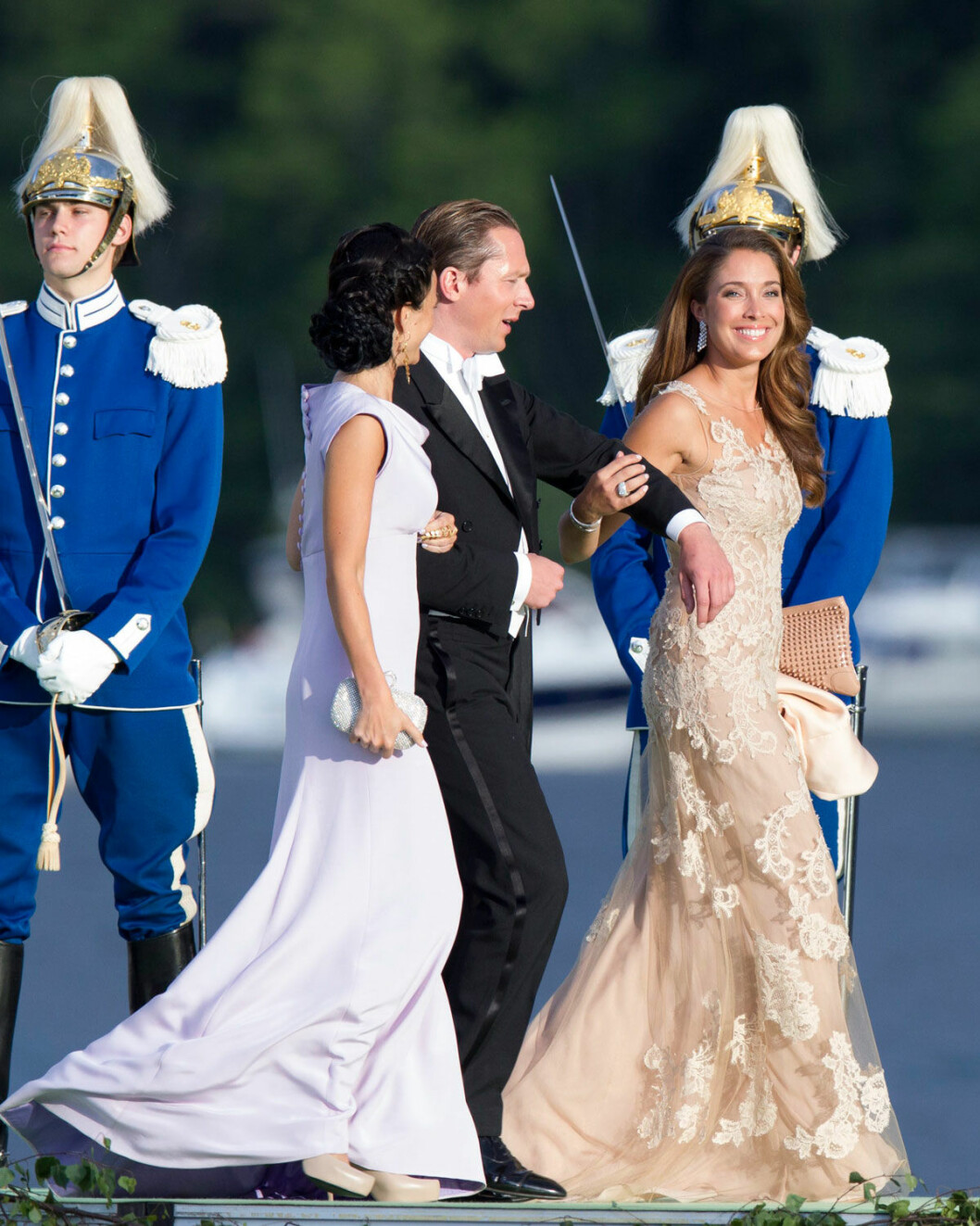 Gustav Thott med prinsessan Sofia och Lussan på Madeleines och Chris bröllop. Gustav Thott med prinsessan Sofia och Lussan på Madeleines och Chris bröllop