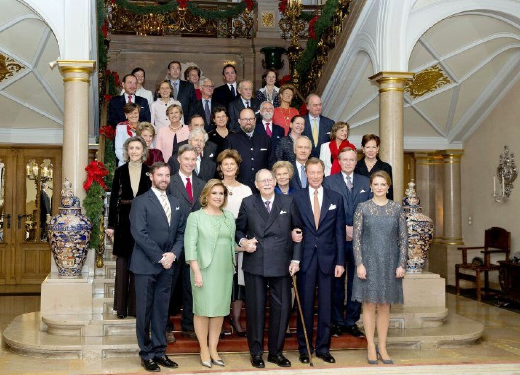 Luxembourgs Royal family during the celebrations of 125 year Dynasty in Luxembourg