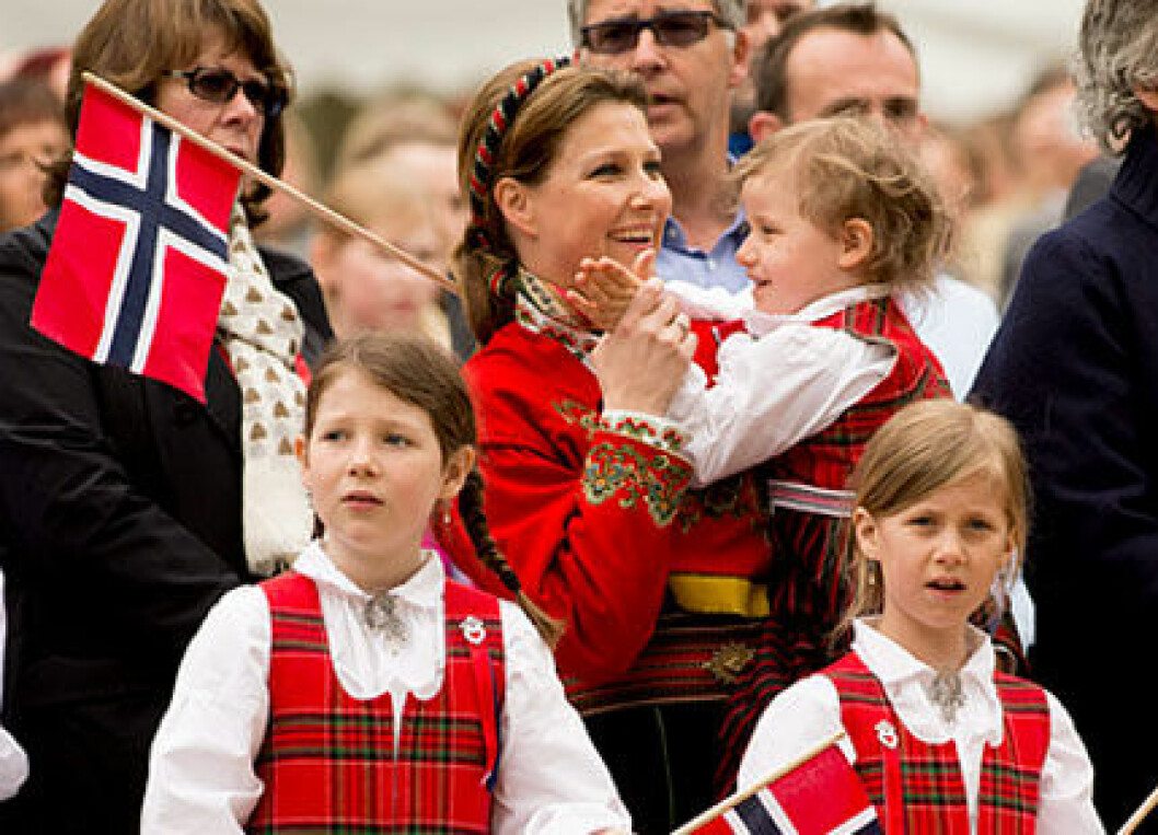 Prinsessan Märtha Louise och Ari Behn firade 17:e maj i London