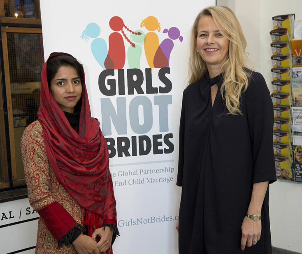 Prinsessan Mabel är frontfigur för organisationen Girls not brides. Prinsessan Mabel är frontfigur för organisationen Girls not brides.