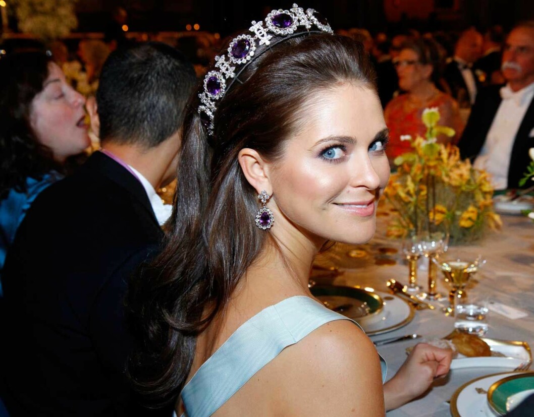 Prinsessan Madeleine vid Nobelfesten 2012. Prinsessan Madeleine nobel