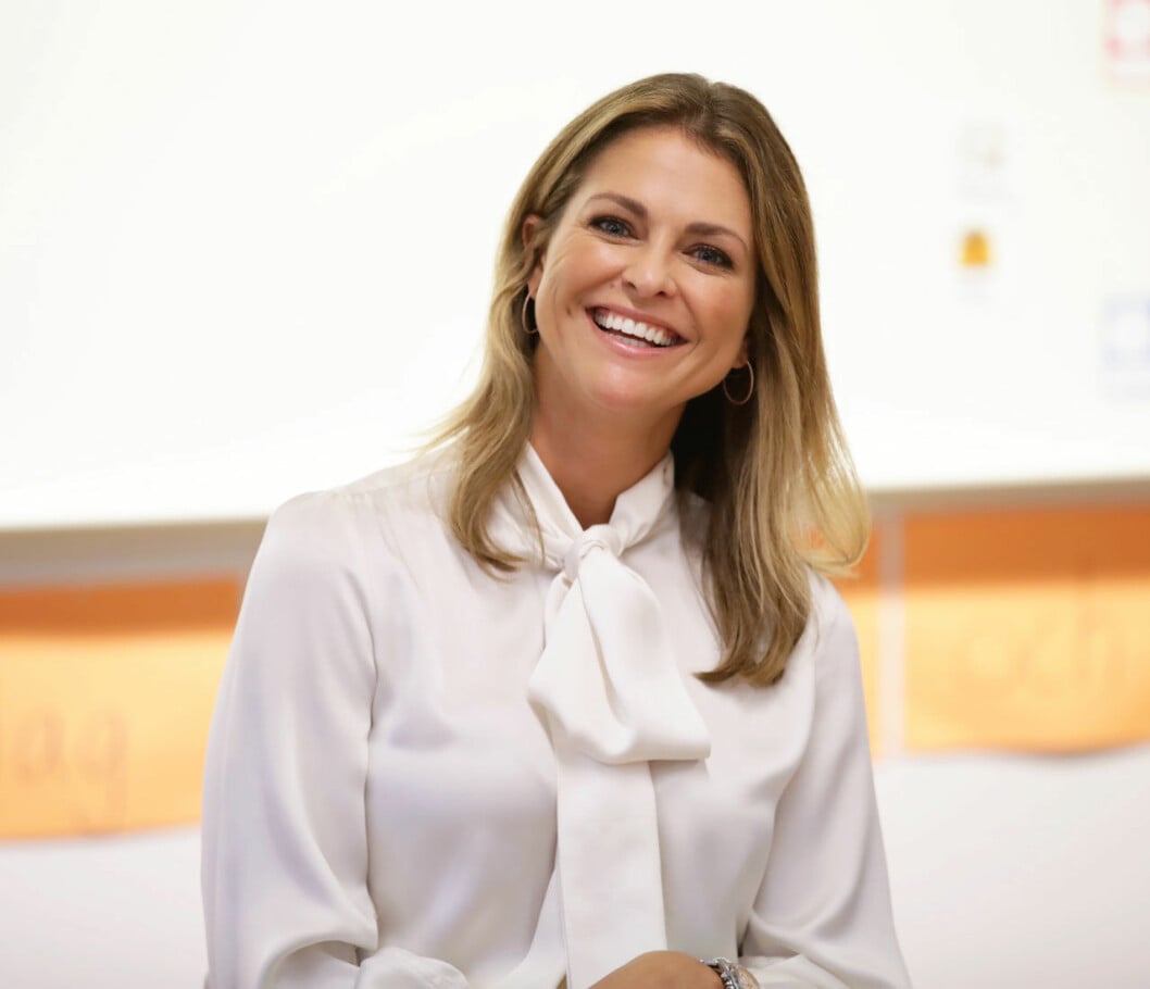 Prinsessan Madeleine på Talldungeskolan i Göteborg.