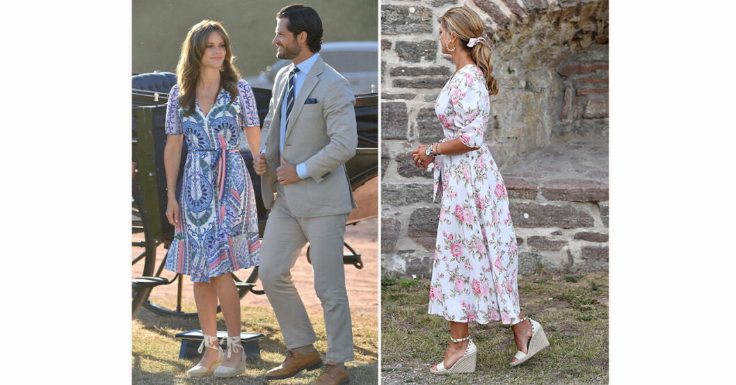 Två prinsessor i varsitt par stabila klackar! Prinsessan Sofia och prinsessan Madeleine på Ölands