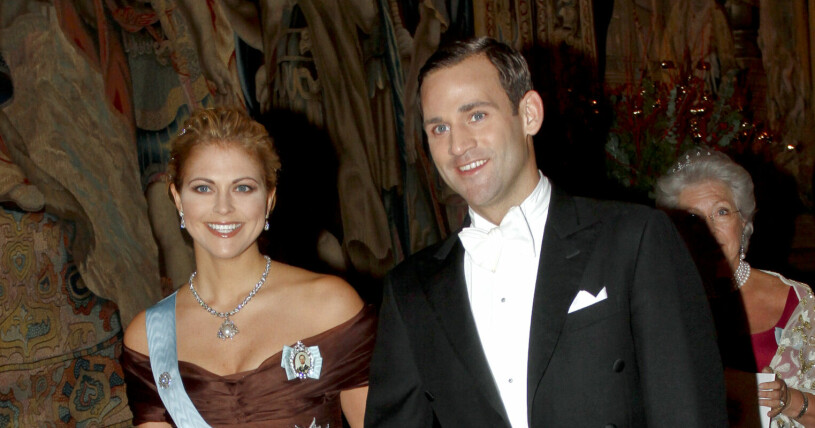 Prinsessan Madeleine och Jonas Bergström på nobelmiddagen år 2009. Prinsessan Madeleine och Jonas Bergström