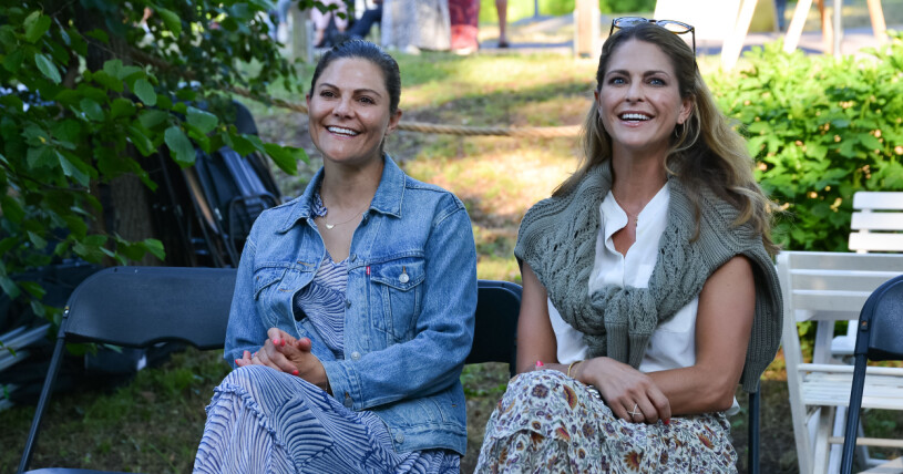 Prinsessorna på den tredje konserten i Solliden Session då Peter Jöback uppträder.