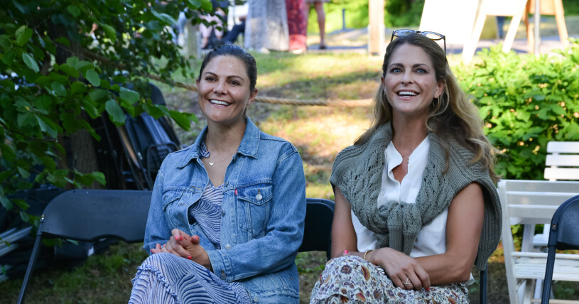 Madeleine och kronprinsessan på konsert på Solliden.