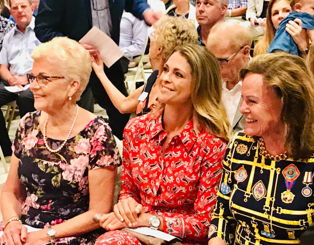 Prinsessan Madeleine firade svenska kyrkan i Florida. Prinsessan Madeleine firade svenska kyrkan i Florida.