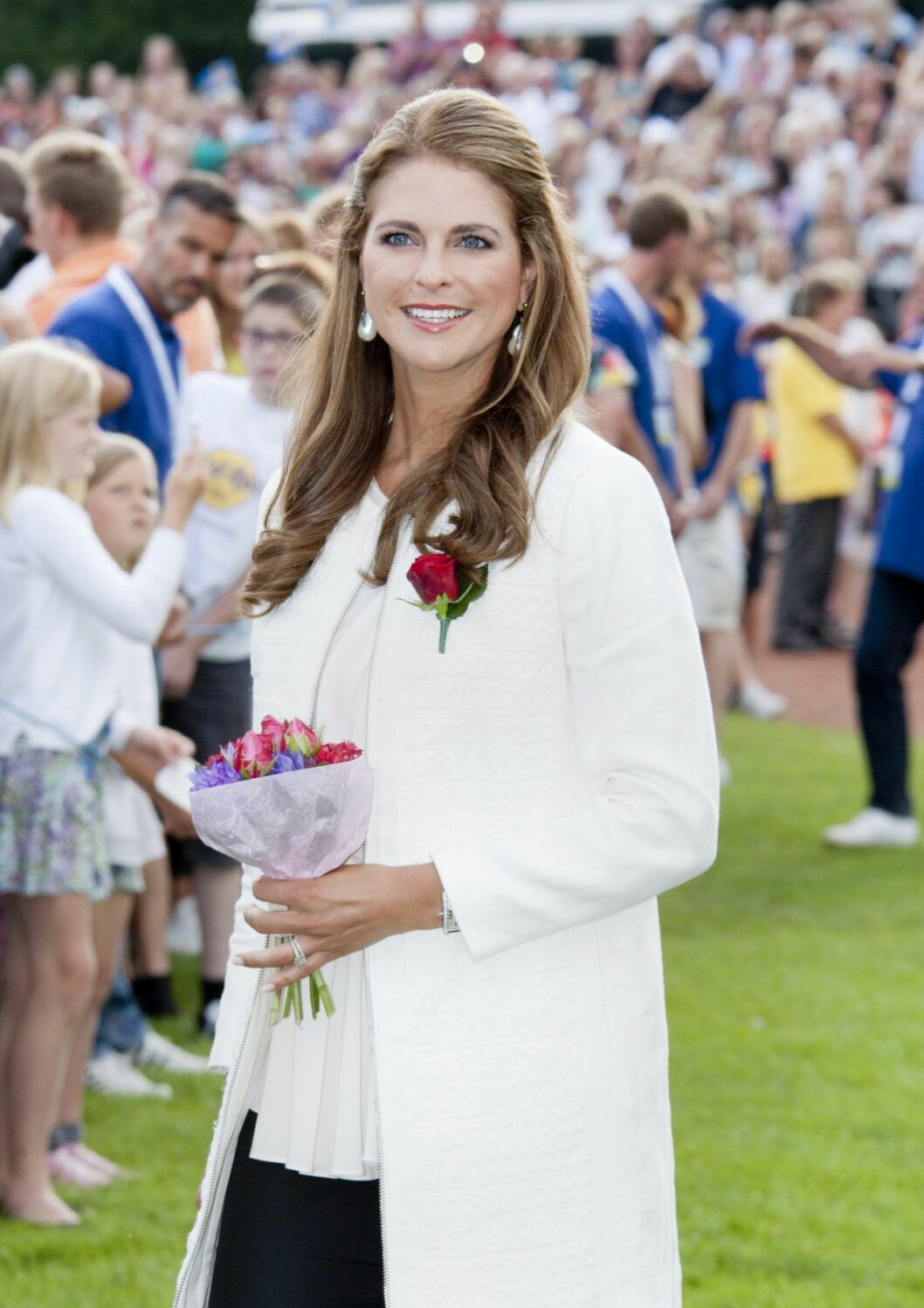 Prinsessan Madeleine på Victoriadagen 2013. Madeleine