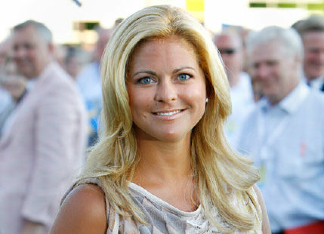 Prinsessan Madeleine Prinsessan Madeleine i blont hår