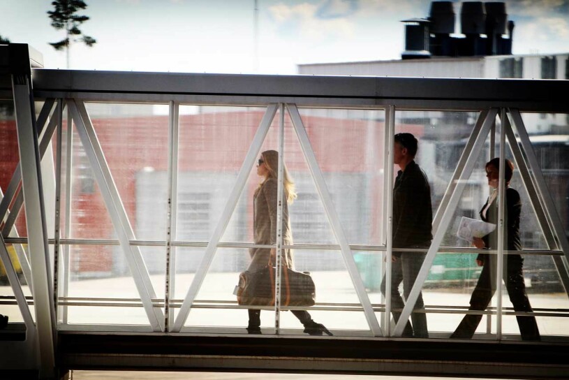 Madeleine lämnar Sverige för New York, strax innan pressmeddelandet om uppbrottet nått världens medier. Foto: Aftonbladet Madeleine lämnar Sverige