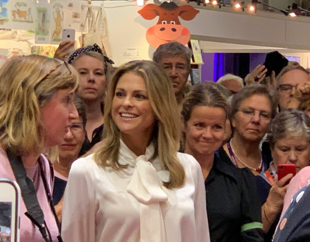 Prinsessan Madeleine på Bokmässan i Göteborg 2019.