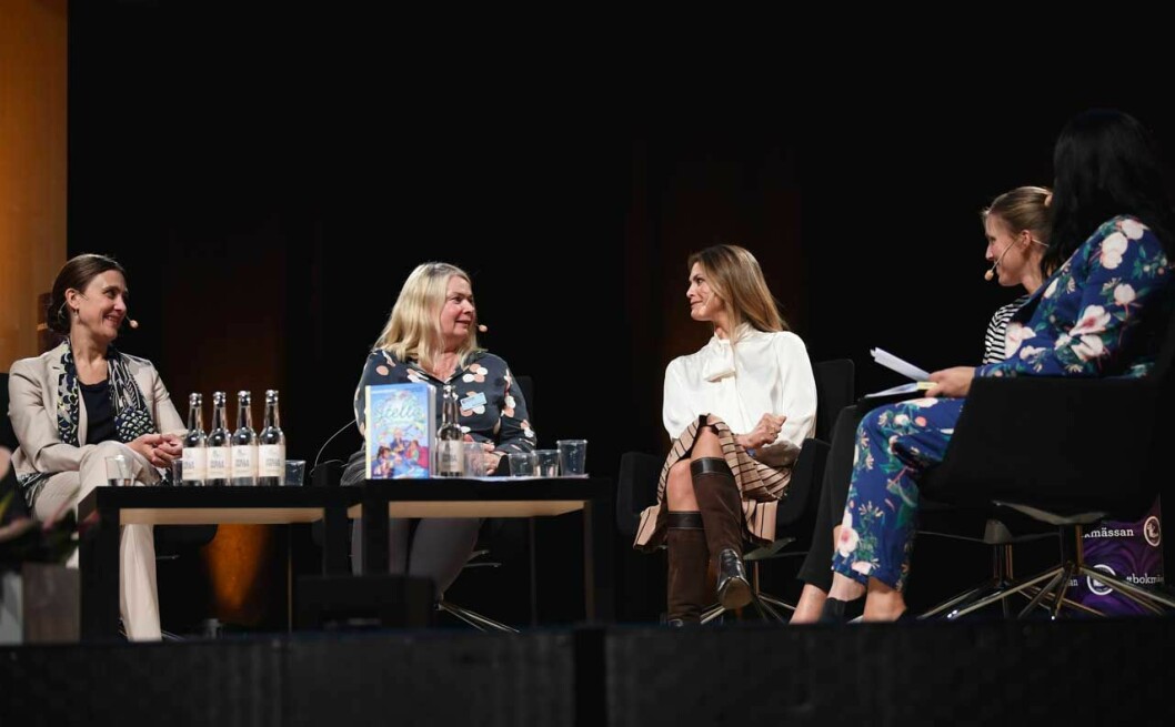 Prinsessan Madeleine på bokmässan i Göteborg. Prinsessan Madeleine på bokmässan i Göteborg.