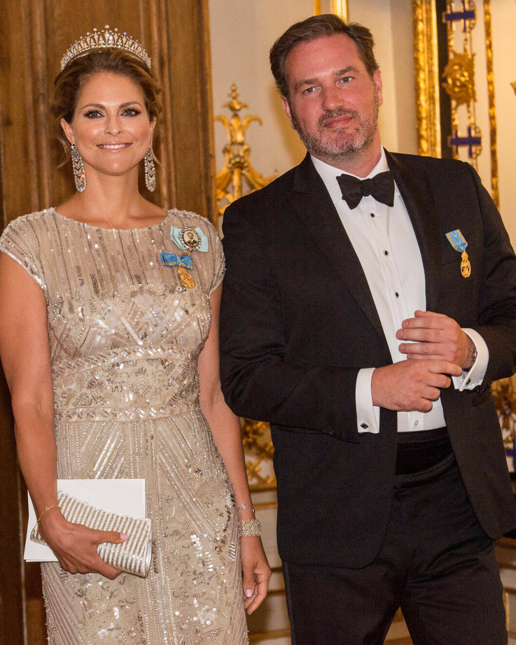 En prinsessa och hennes businessman. Prinsessan Madeleine och Chris O'Neill på smokingmiddag.