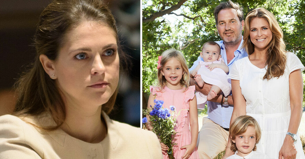 Hovets informationschef Margareta Thorgren konstaterar att prinsessan Madeleine och hennes familj följer de amerikanska myndigheternas rekommendationer. Prinsessan Madeleine och hennes familj