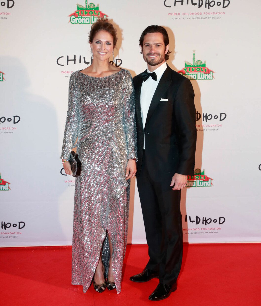 Prinsessan Madeleine och prins Carl Philip i Tyrol.