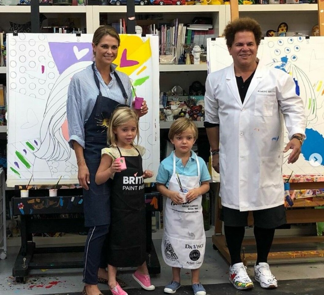Tidigare dela Madeleine ofta med sig av vardagsbilder från Florida. Men nu var det ett tag sedan vi hörde någonting från henne. Madeleine, Leonore, Nicolas