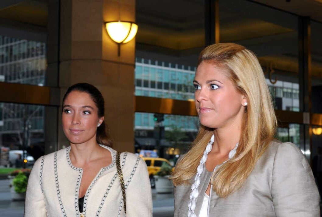 Louise och Madeleine i New York, 2010. Madeleine Lussan
