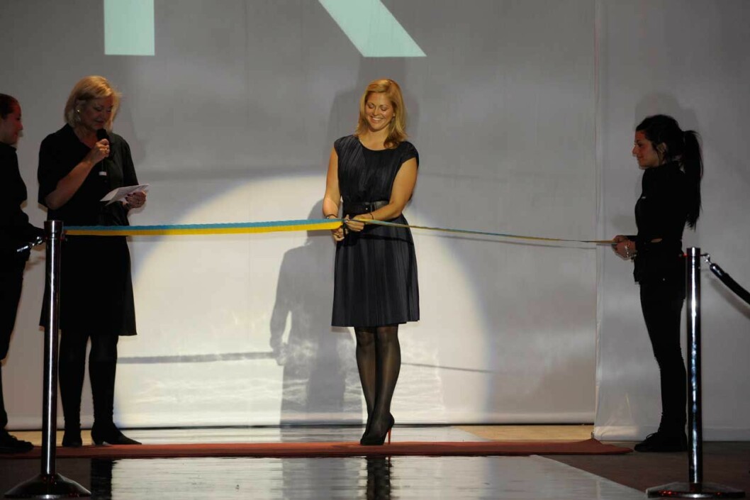 Prinsessan Madeleine inviger modeveckan 2009. Prinsessan Madeleine på modeveckan 2009
