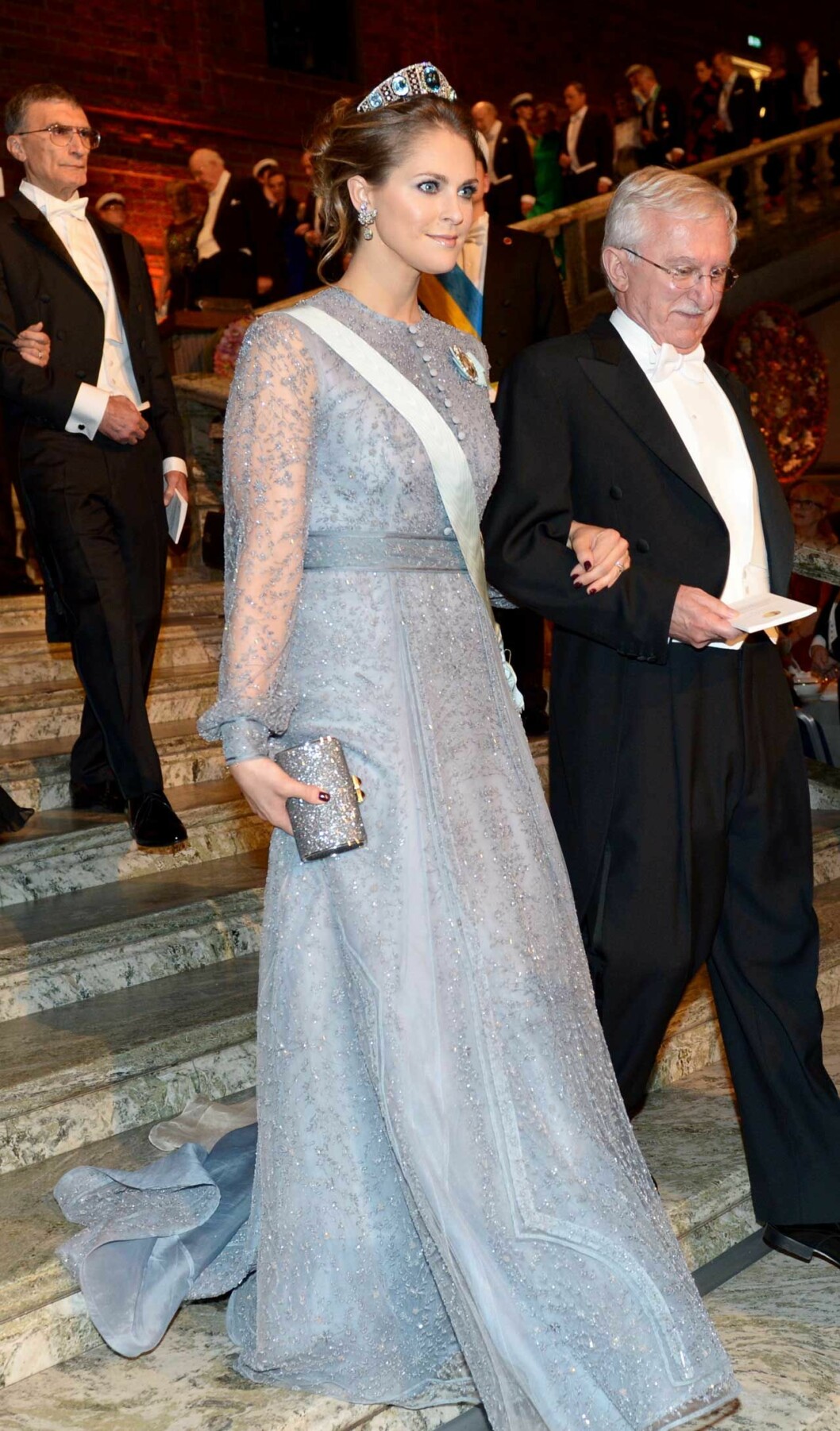 Prinsessan Madeleines Nobelklänning 2015. Prinsessan Madeleines Nobelklänning 2015.