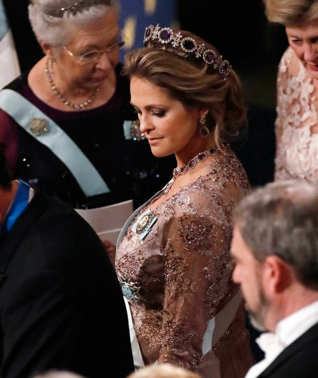 Prinsessan Madeleines i Konserthuset 2017. Prinsessan Madeleines Nobelklänning 2017.