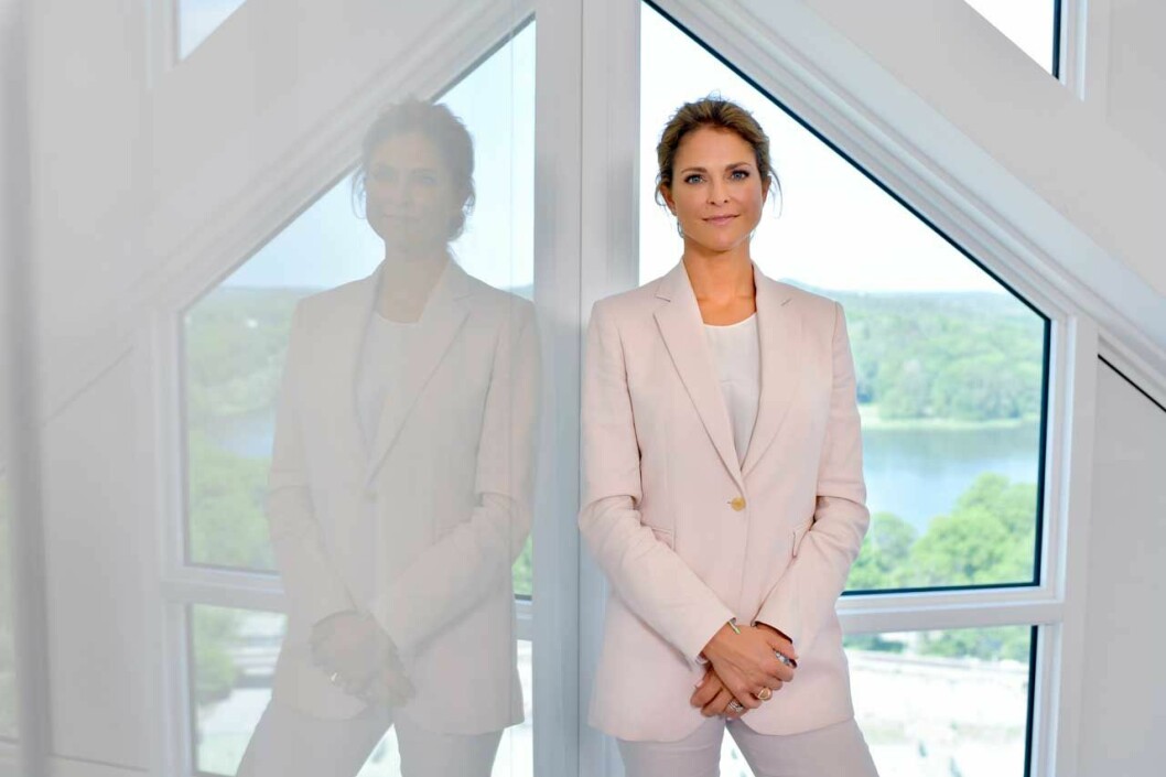 Prinsessan Madeleine berättade om boken.