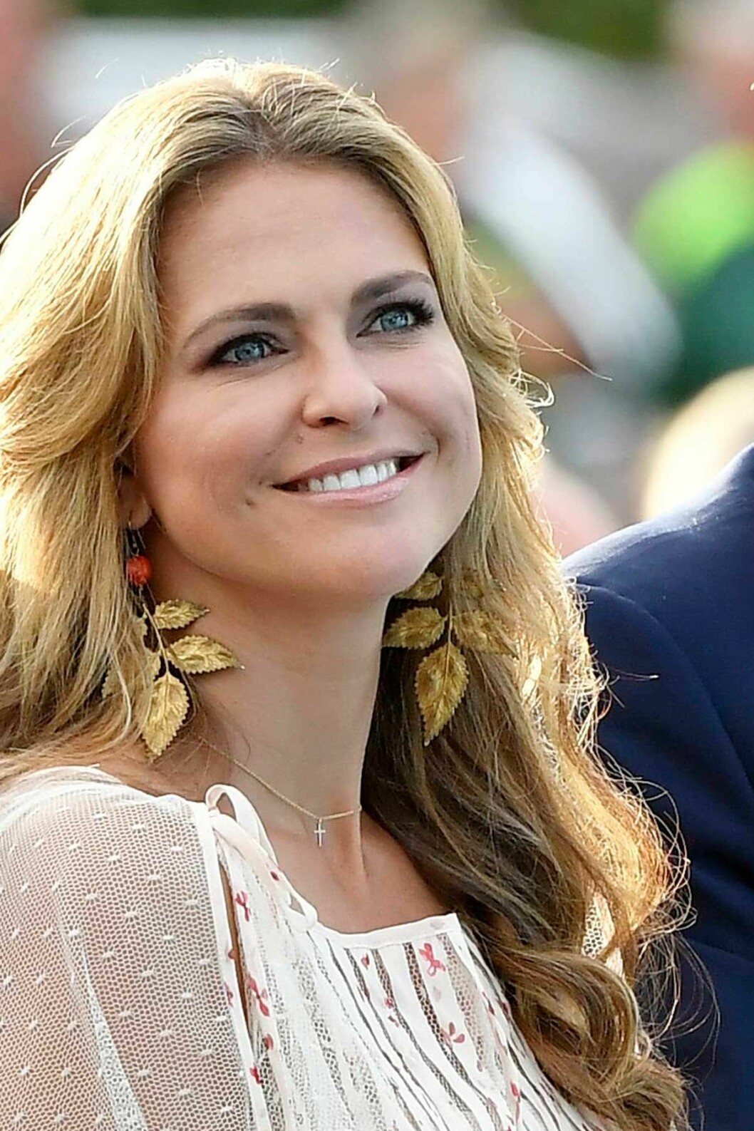 Prinsessan Madeleines örhängen vid Victoriadagen 2018. De kommer från Bgo & Me.