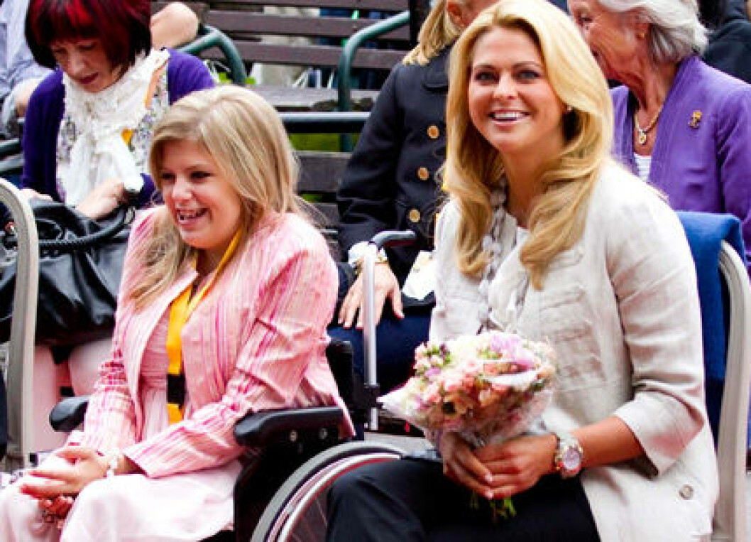 Ena Bosnic fick träffa sin stora idol prinsessan Madeleine. Ena Bosnic fick träffa sin stora idol prinsessan Madeleine.