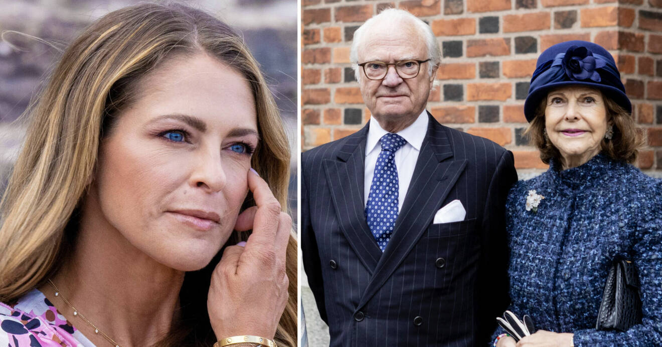 Prinsessan Madeleine, kung Carl Gustaf och drottning Silvia