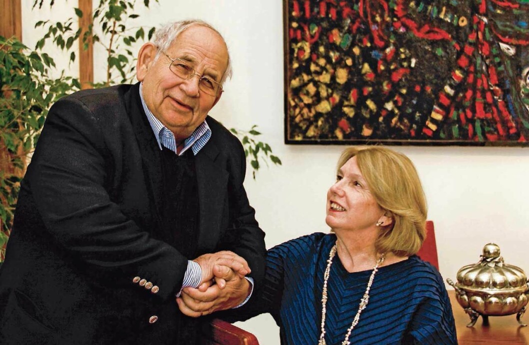 Prinsessan Majda med sin man prins Raad. I sommar har de varit gifta i 56 år! Prinsessan Majda med sin man prins Raad. I sommar har de varit gifta i 56 år!