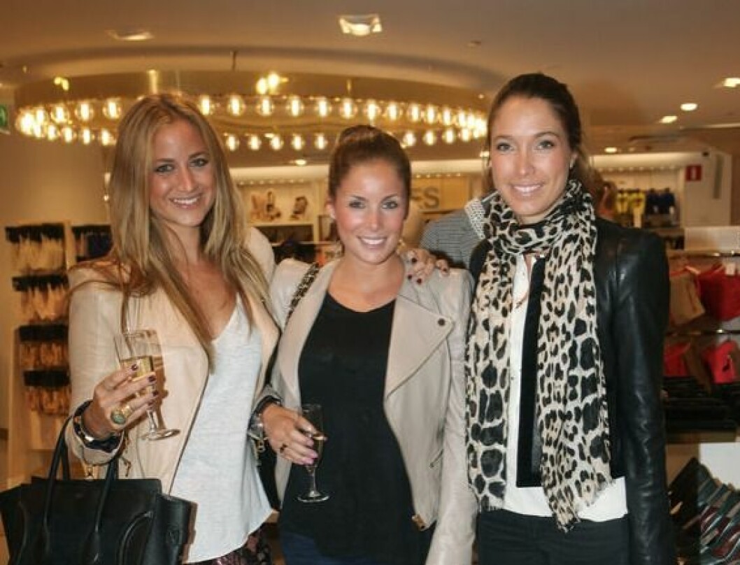 Malin Andrén tillsammans med Stephanie Bergström och Louise Gottlieb. MalinAndren