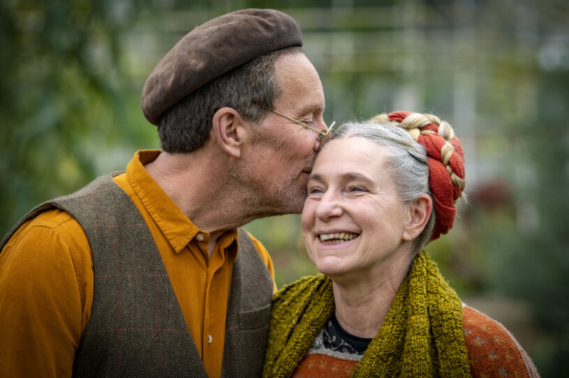Gustav och Marie Mandelmann i TV4:s Mandelmanns gård.