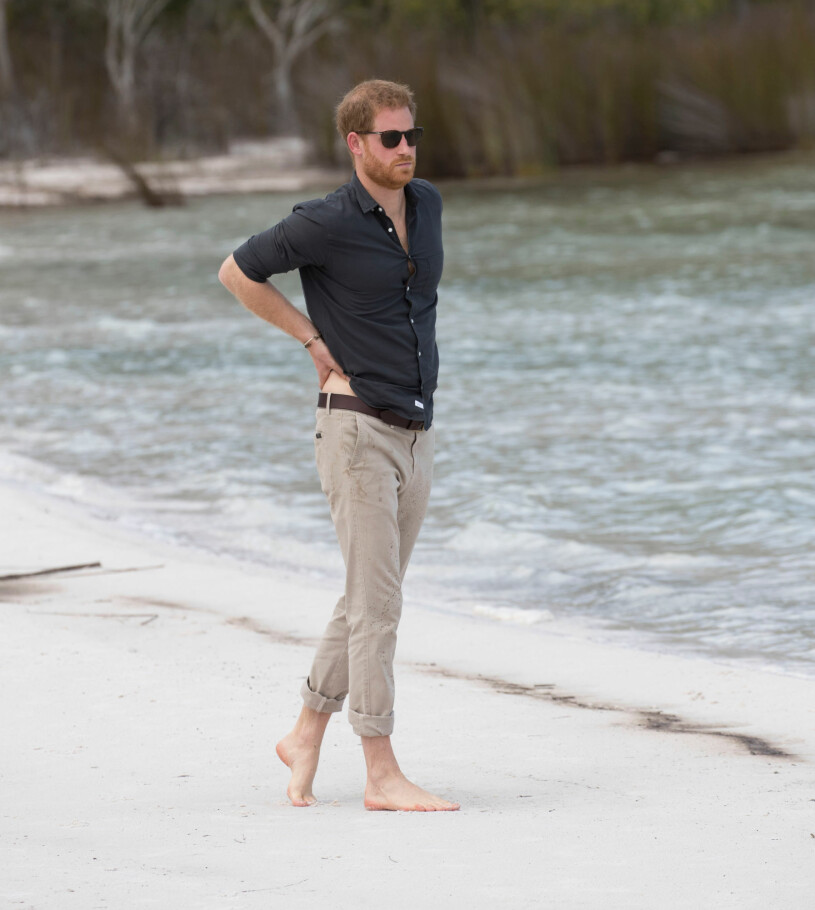 Många tycker att Harry går för mycket i sin hustrus ledband. Att hålla tal barfota på en miljökonferens är inte riktigt Harry... Och att flyga privatplan till en miljökonferens är inte så smart.