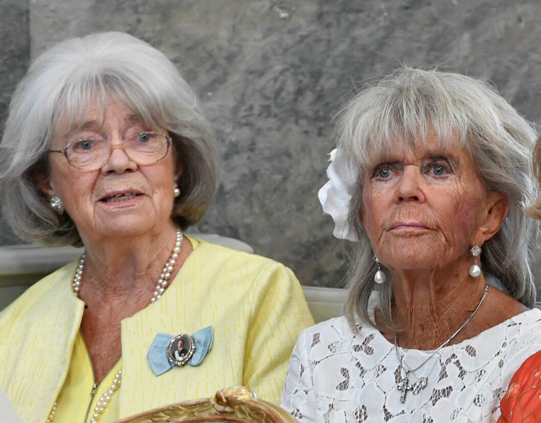 Hagasessorna Margaretha och Birgitta hemma i Stockholm, sommaren 2018. Hagasessorna Margaretha och Birgitta hemma i Stockholm, sommaren 2018.