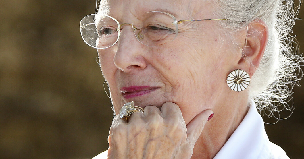 Ett beskt besked – i en stram hovkommuniké. Drottning Margrethe