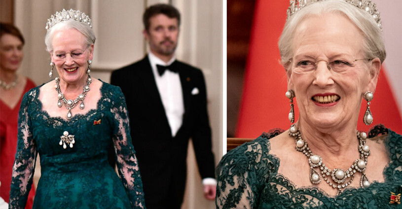 Queen Margaret can breathe a sigh of relief! Queen Margaret's pearl adornment