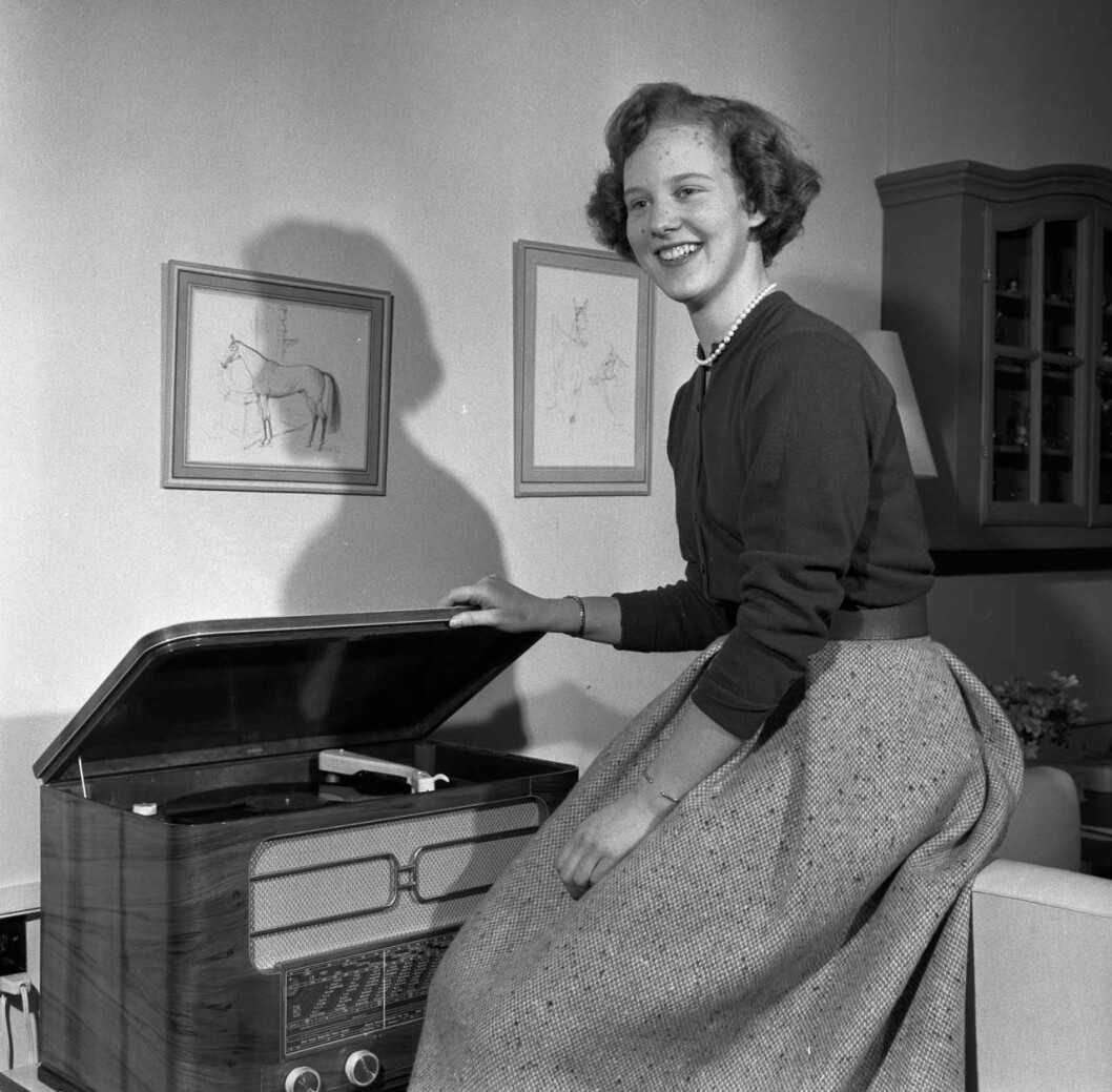 Margrethe fyller 18 år, 1958.